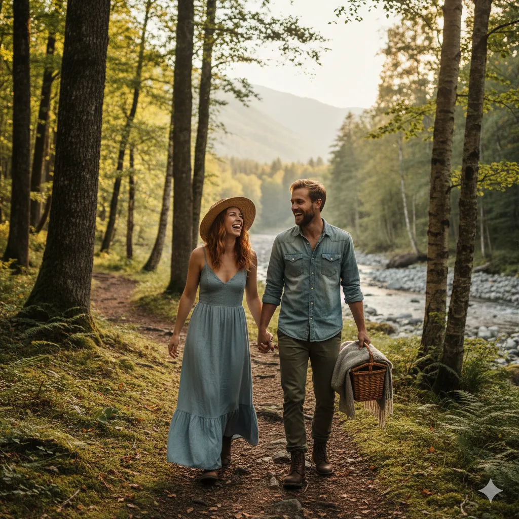 Lifestyle photography in natural settings